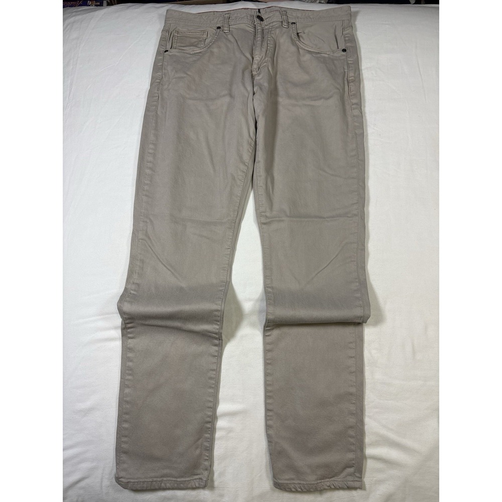 johnnie-O Hugo 5-Pocket Performance Pants Light Khaki Tan 34 x 32 ProModal